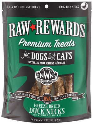 Northwest Naturals Cou de Canard Friandises lyophilisées pour chiens et chats, paquet de 6