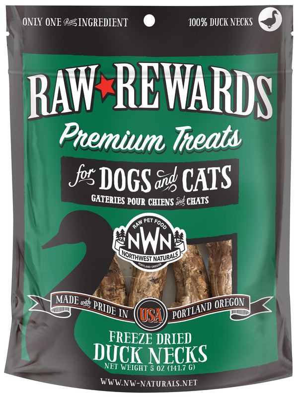 Northwest Naturals Duck Neck Freeze-Dried Dog & Cat Treats, 6-count