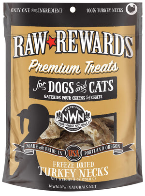 Northwest Naturals Freeze-Dried Turkey Neck Treat For Dogs & Cats, 4-count