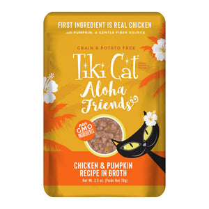 Tiki Cat Aloha Friends Poulet à la citrouille Nourriture humide pour chats