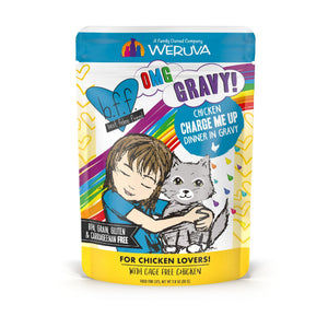 BFF OMG GRAVY Chicken Charge Me Up Dîner en sauce Sachet de nourriture humide pour chats