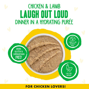 BFF PLAY PÂTÉ Poulet et Agneau Dîner 'Laugh Out Loud' en Purée hydratante Boîte de nourriture humide pour chats