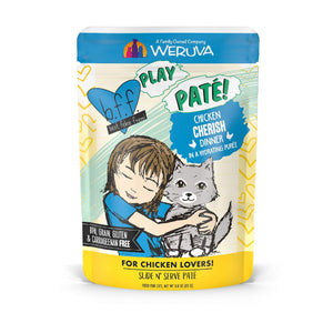 BFF PLAY PÂTÉ Poulet Cherish Dîner en Purée Hydratante Sachet de nourriture humide pour chats