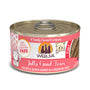 Weruva Pâté pour chat Jolly Good Fares Dîner au poulet et saumon en purée hydratante Boîte de nourriture humide pour chats