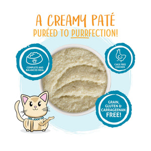 Weruva Cat Pate Press Your Lunch! Chicken Dinner in a Hydrating Puree Wet Cat Food Can
