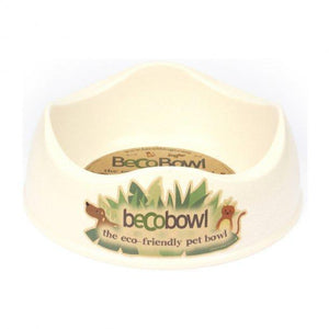 Beco Bamboo Dog & Cat Bowl, Natural, Small, 6.6-inch