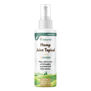NaturVet H Joint Spray topique au gingembre pour chiens, 6 oz