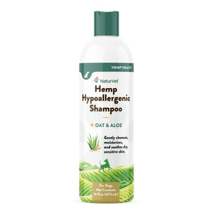 NaturVet H Hypoallergenic Oat & Aloe Dog Shampoo, 16-oz