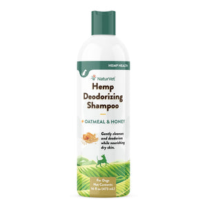 NaturVet H Deodorizing Oatmeal & Honey Dog Shampoo, 16-oz
