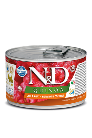 Farmina N&D Quinoa Skin & Coat Herring & Coconut Wet Dog Food