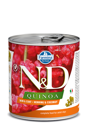 Farmina N&D Quinoa Skin & Coat Herring & Coconut Wet Dog Food
