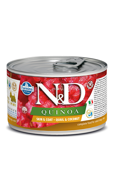 Farmina N&D Quinoa Skin & Coat Quail & Coconut Wet Dog Food