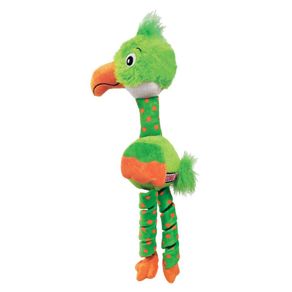 KONG Strechezz Curlz Parrot Dog Toy