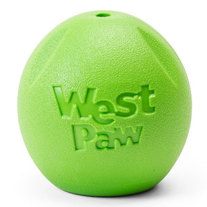 West Paw Rando Ball Dog Toy, Jungle Green