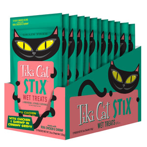 Tiki Cat Stix Chicken & Shrimp Mousse Cat Treat