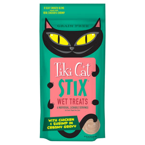 Tiki Cat Stix Chicken & Shrimp Mousse Cat Treat