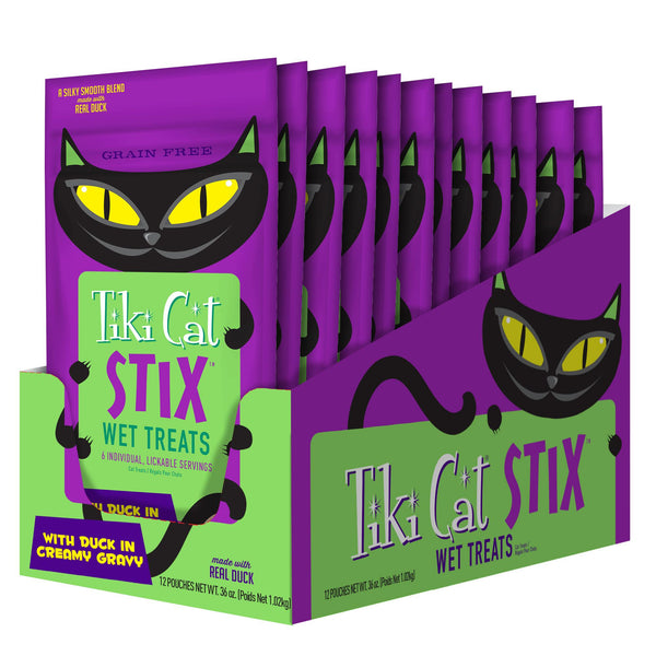 Tiki Cat Stix Duck Mousse Cat Treat