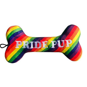 Huxley & Kent Power Plush Pride Bone Dog Toy