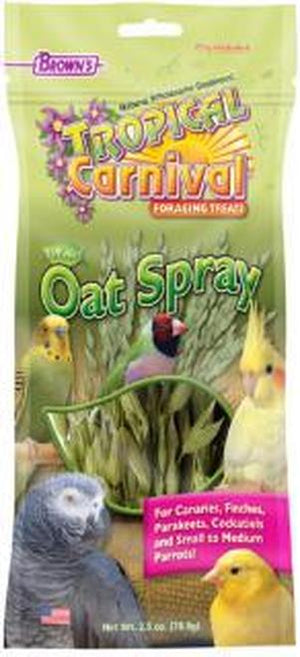 Brown's Tropical Carnival Oat Spray Small Animal Treats