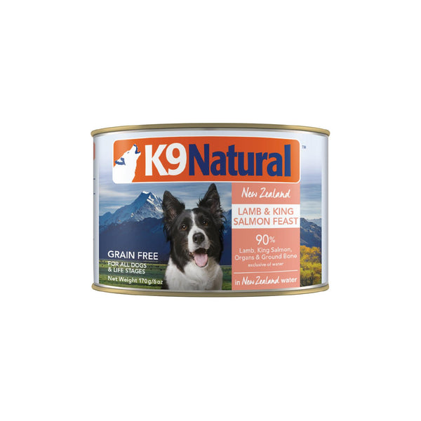 K9 Natural Lamb & King Salmon Feast Wet Dog Food Can