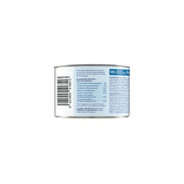 Feline Natural Beef Feast Grain-Free Wet Cat Food Can