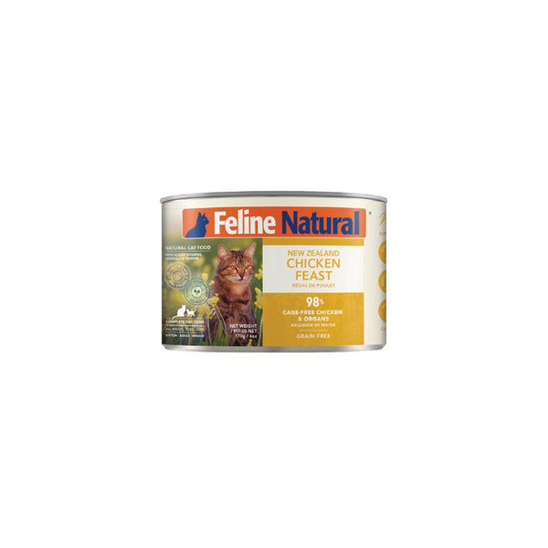 Feline Natural Chicken Feast Grain-Free Wet Cat Food Can