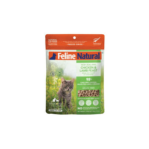 Feline Natural New Zealand Chicken & Lamb Feast Freeze-Dried Cat Food & Topper