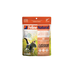 Feline Natural New Zealand Lamb & King Salmon Feast Freeze-Dried Cat Food & Topper