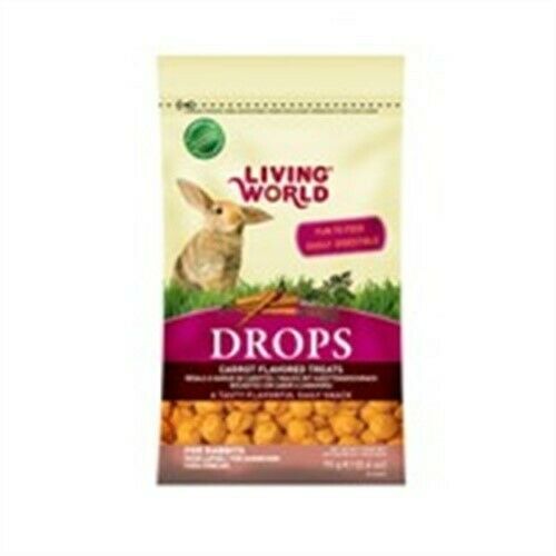 Living World Rabbit Drops Carrot Flavor, 2.6-oz