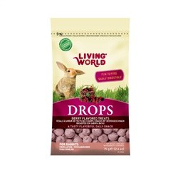 Living World Rabbit Drops Fieldberry Flavor, 2.6-oz