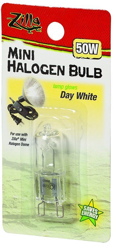 Zilla Mini Day White Halogen Bulb for Reptile Terrariums