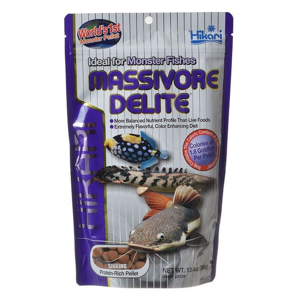 Hikari Massivore Delite Large Nugget Carnivore Pellet 13.4oz