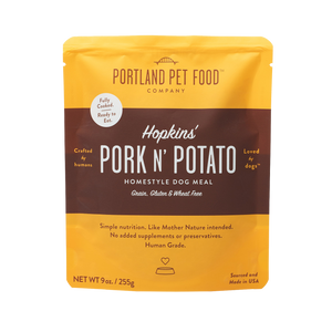 Portland Pet Food Hopkins' Pork N' Potato Grain Free Wet Dog Food, 9-oz
