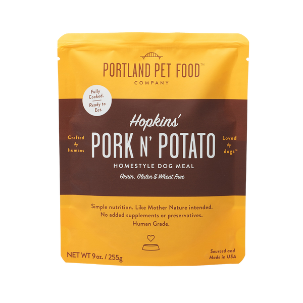 Portland Pet Food Hopkins' Pork N' Potato Grain Free Wet Dog Food, 9-oz