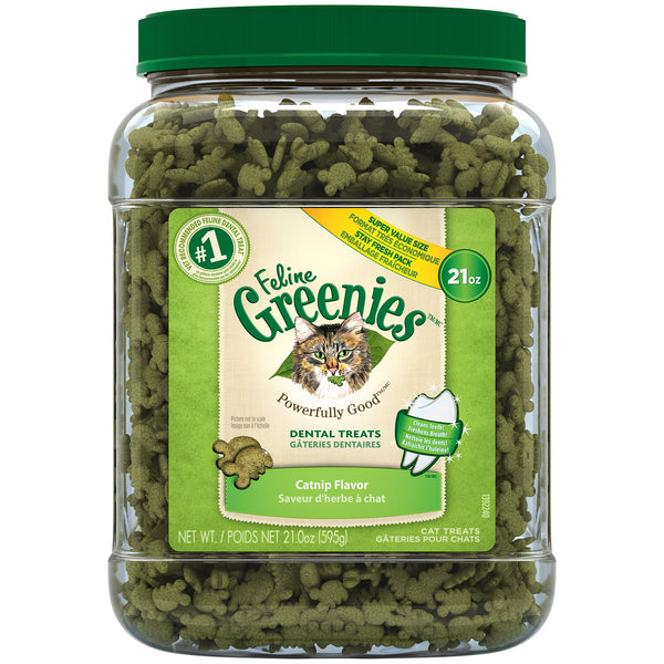 Feline Greenies Dental Treats Catnip Flavor Cat Treats