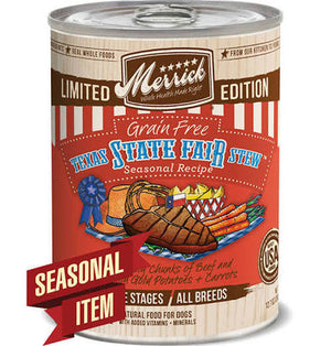 Merrick Limited Edition Grain-Free Texas State Fair Stew Canned Dog Food