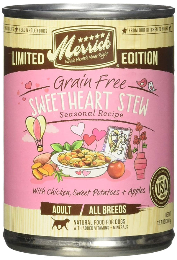 Merrick Limited Edition Grain-Free Sweetheart Stew Canned Dog Food