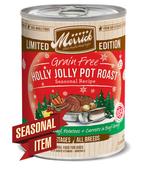 Merrick Limited Edition Grain-Free Holly Jolly Pot Roast Canned Dog Food