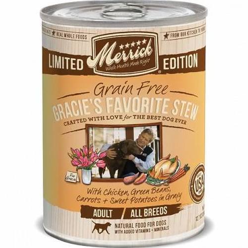 Merrick Limited Edition Grain-Free Gracies Favorite Stew Adult Canned Dog Food