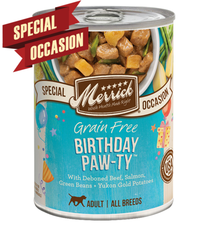 Merrick Special Occasion Grain-Free Birthday Pawty Canned Dog Food
