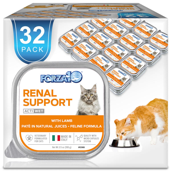 Forza10 Nutraceutic Actiwet Renal Support Wet Cat Food, 3.5-oz