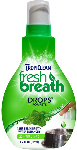 Tropiclean Fresh Breath Drops, bouteille de 1,7 oz