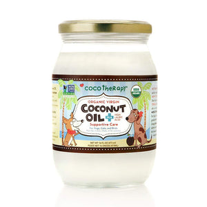 Coco Therapy Organic Virgin Coconut Oil for Pets, 16-oz