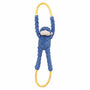 ZippyPaws Blue Monkey RopeTugz Plush & Rope Dog Toy