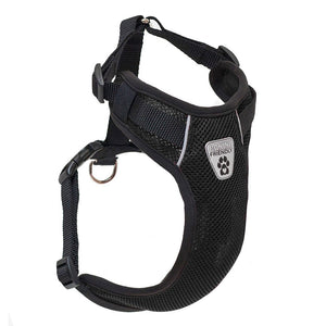 RC Pets Canine Friendly Vented Vest Harness, Black, Large