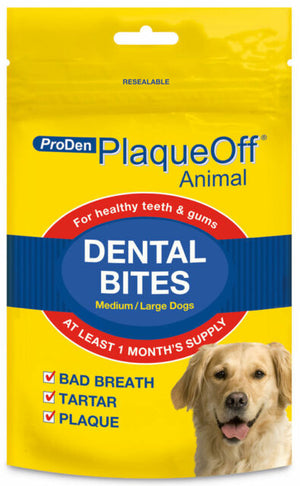 ProDen PlaqueOff Dental Bites Medium/Large Dog Treats