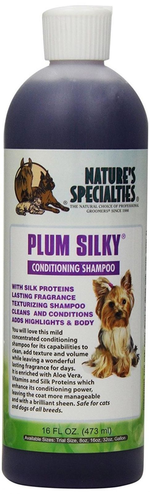 Plum Silky Shampoo & Conditioner for Dogs & Cats