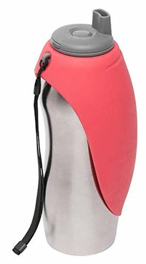 Messy Mutts Abreuvoir De Voyage En Acier Inoxydable, Melon D'Eau