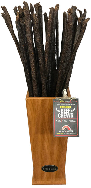 Etta Says! Premium 3' Crunchy Beef Chew Stick Dog Treats