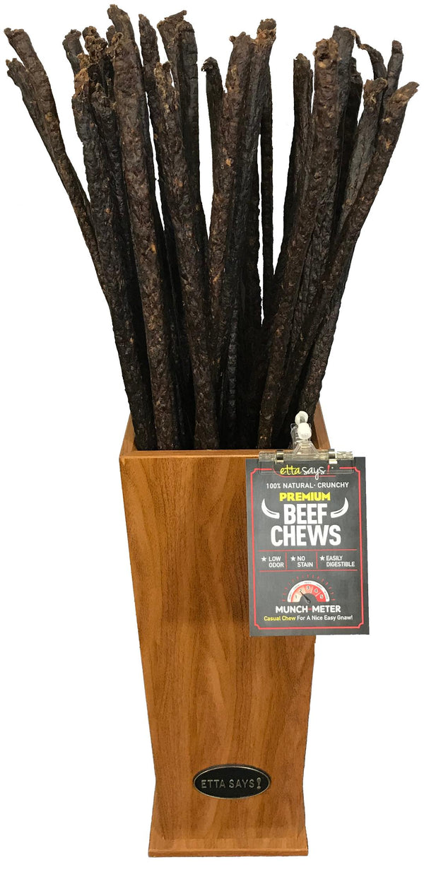 Etta Says! Premium 3' Crunchy Beef Chew Stick Dog Treats